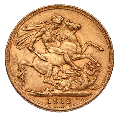 Lot 140 - George V, Sovereign 1912; very fine