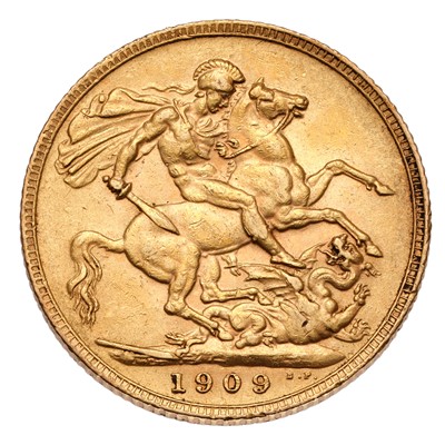 Lot 129 - Edward VII, Sovereign 1904; good very fine