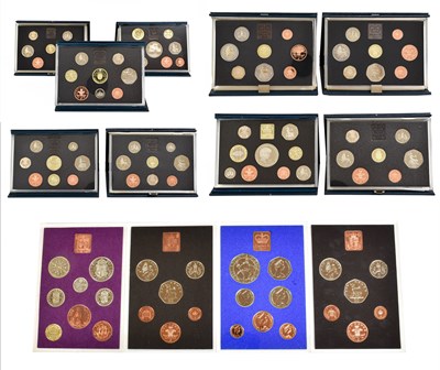 Lot 229 - 24x UK Proof Sets, comprising; 1970, 1971,...