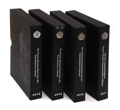 Lot 238 - 4x UK Commemorative Edition Proof Sets, to...