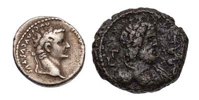 Lot 4 - Roman Imperial, Tiberius Denarius, 18mm, 3.90g,...