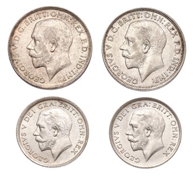 Lot 51 - 2x George V, Florins 1914 and 1916 (both...