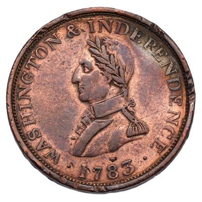 Lot 282 - USA, Washington and Independence Token 1783,...