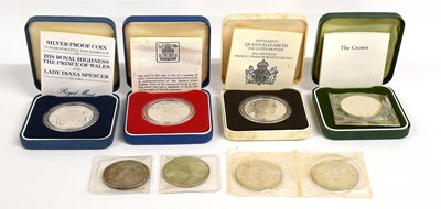 Lot 276 - Mixed Commemorative and World Silver Coins, 8...