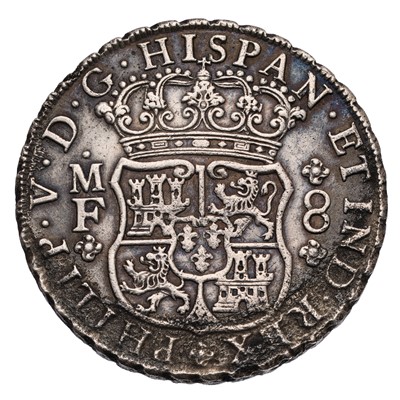 Lot 84 - Spanish Empire, Mexico, 8 Reales 1737, Mexico...