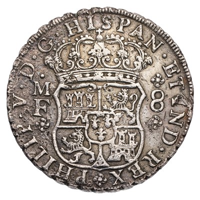 Lot 85 - Spanish Empire, Mexico, 8 Reales 1737, Mexico...