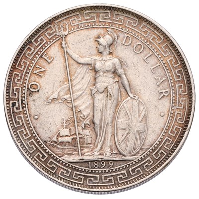 Lot 66 - British Trade Dollar, 1899B, Bombay Mint,...