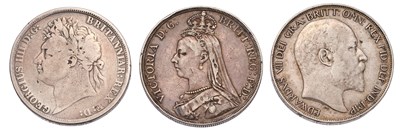 Lot 49 - Edward VII, Crown 1902 (S.3978) very fine;...