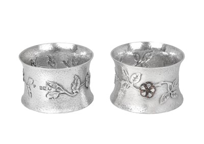 Lot 118 - A Pair of Edward VII Silver Napkin-Rings, by...