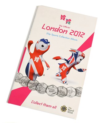 Lot 251 - The Official London 2012 50p Sports Collection...