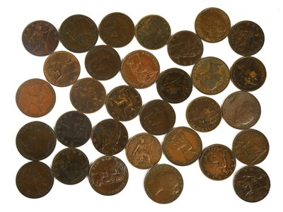 Lot 48 - Victorian Farthings, 31 coins in total...
