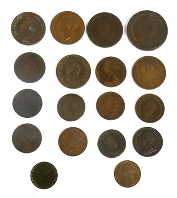 Lot 30 - Mixed 18th and 19th Century Copper Coins, 18...