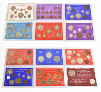 Lot 228 - 12x UK Collector Coin Sets, comprising;...