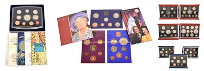 Lot 233 - 11x UK Proof Sets, comprising; 1977, 1980,...