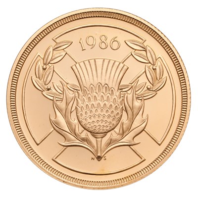 Lot 158 - UK, Gold Proof Two Pounds 1986, struck to...