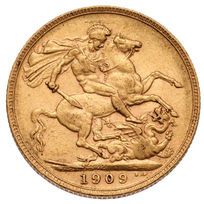 Lot 133 - Edward VII, Sovereign 1909P, Perth Mint; very...