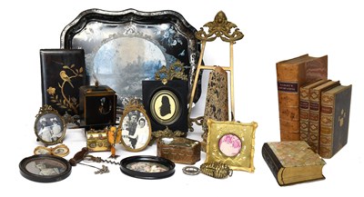Lot 186 - A Metal Serving Tray and Assorted Collectables,...