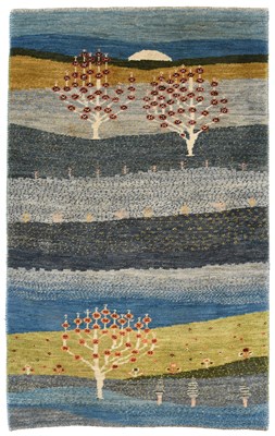 Lot 97 - Modernist Zollanvari Irian Rug Pomegranate...