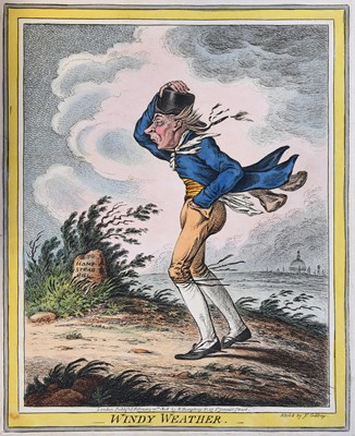 Lot 9 - Gillray (James). Twenty-one caricatures,...