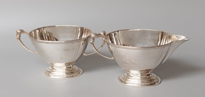 Lot 34 - An Elizabeth II Silver Cream-Jug and...