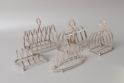 Lot 41 - Five Various Victorian and Later Silver...
