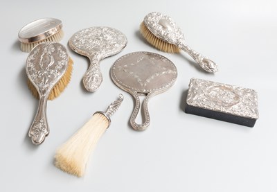 Lot 148 - A Collection of Assorted Silver Dressing-Table...