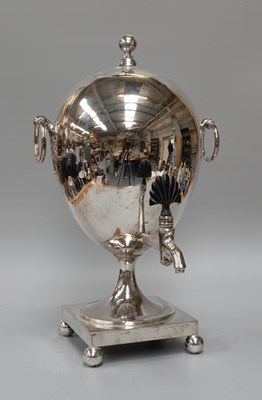 Lot 166 - A George III Old Sheffield Plate Tea-Urn,...