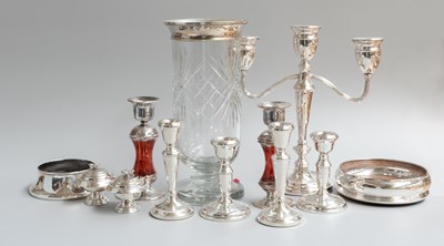 Lot 169 - A Collection of Assorted Silver-Mounted and...