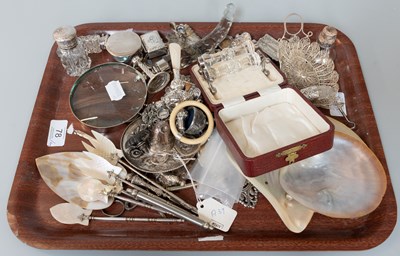Lot 78 - A Collection of Assorted Silver and Other...