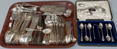 Lot 142 - A Silver Plate Table-Service, Lily pattern,...