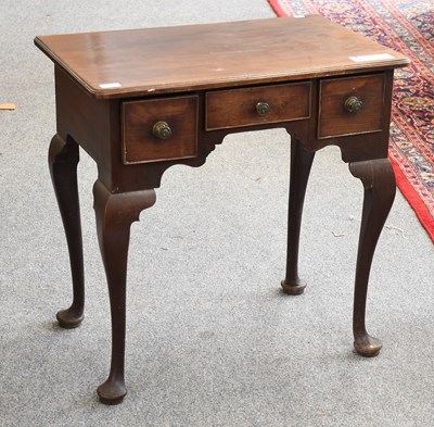Lot 1360 - George III Mahogany Low Boy, 69cm by 44cm by 69cm