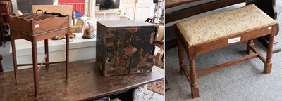 Lot 1452 - An Oriental 19th century Lacquered Chest (af),...