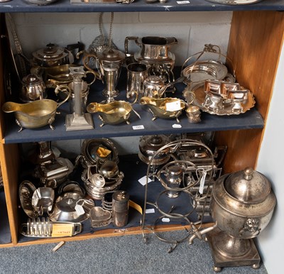 Lot 195 - A Collection of Assorted Silver Plate,...