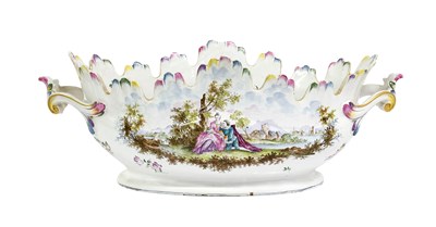 Lot 339 - A Veuve Perrin Style Faience Monteith, 19th...