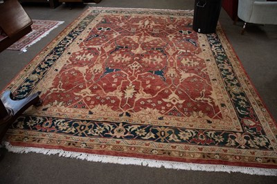 Lot 1288 - Indian Carpet of Garrus Bidjar Design, the...