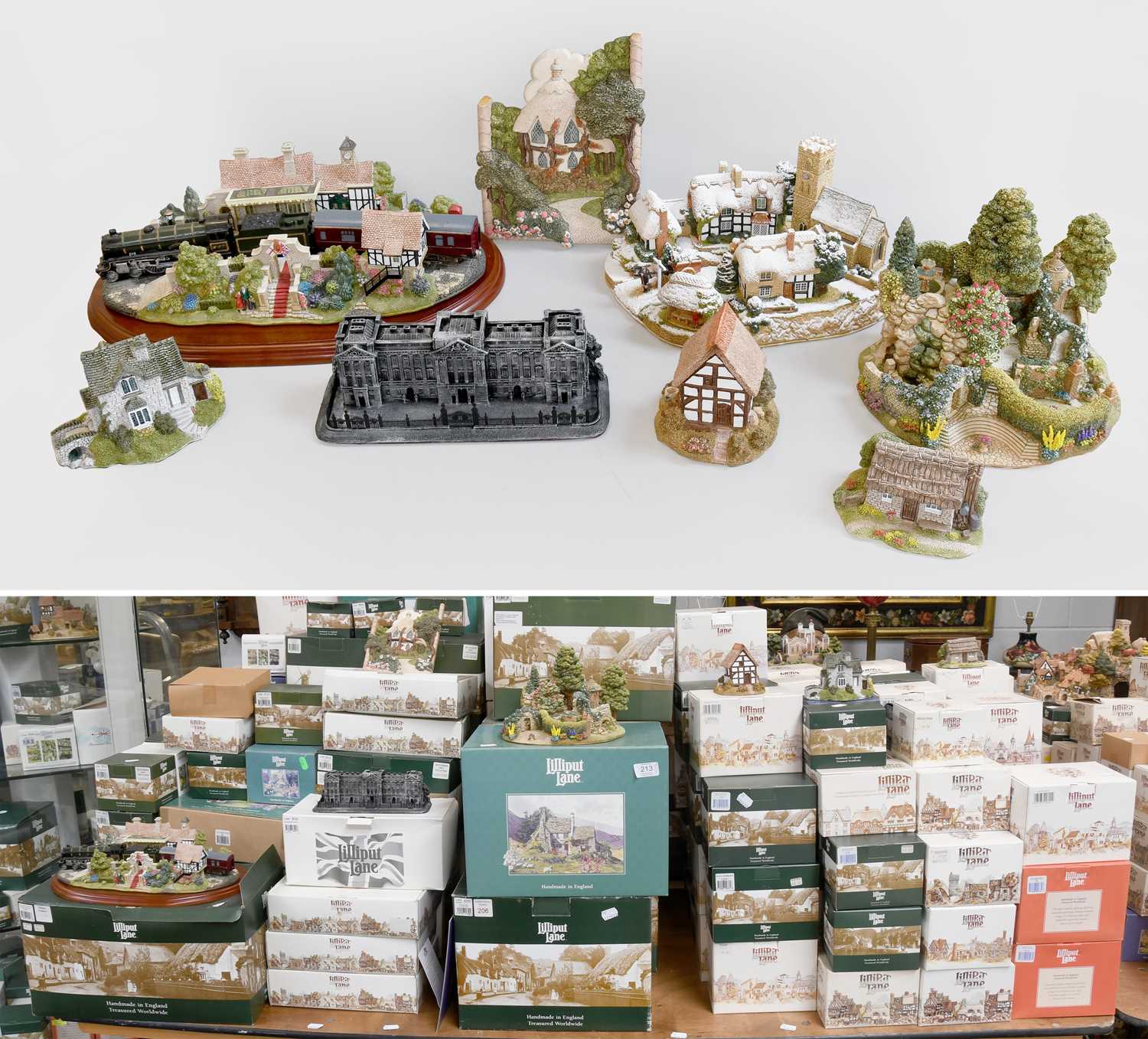 Lot 213 - Lilliput Lane: A collection of approximately