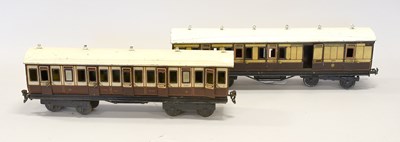 Lot 3306 - Marklin Gauge I L&NWR 1st/3rd Compartment Coach 1153