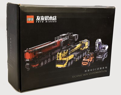 Lot 3325 - Yoyo Blocks Technic Moc Customization Liebherr LTM 11200 9.1 Crane
