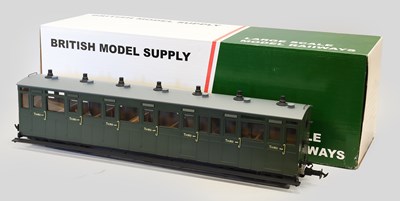 Lot 3302 - BMS (Accucraft) G Gauge R19-19 Lynton & Barnstaple 3rd Coach