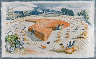 Lot 18 - Nash (John). "Harvesting." London: The Baynard...