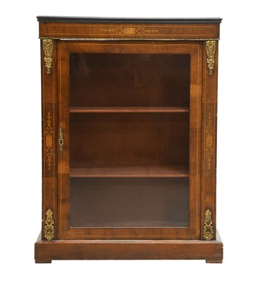 Lot 1298 - A 19th Century Inlaid Rosewood Pier Cabinet,...