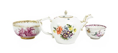 Lot 220 - A Meissen Porcelain Bowl, circa 1740, painted...