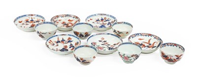 Lot 230 - A Lowestoft Tea Bowl and Saucer, circa 1780,...