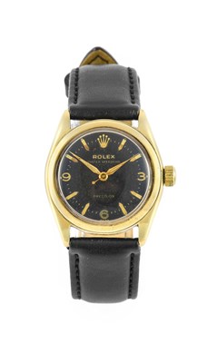 Lot 2271 - Rolex: A 9 Carat Gold Centre Seconds...