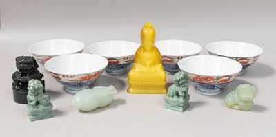Lot 122 - A Chinese Spinach Jade Scholars Seal, modern,...