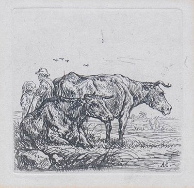 Lot 1163 - Albert Cuyp (1610-1691) Cattle at rest, with...