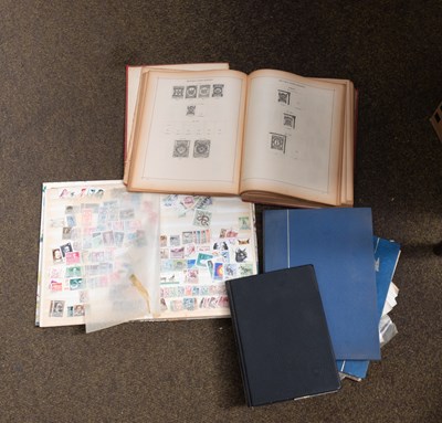Lot 109 - Stamp Collection in 4 Dusty Stockbooks and...