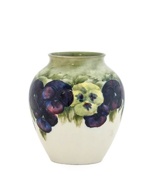 Lot 19 - William Moorcroft (1872-1945): A Pansy Pattern...