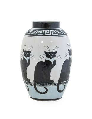Lot 41 - An Art Deco Style Keralouve La Louviere Vase,...