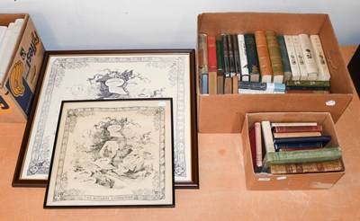 Lot 1166 - Printed Scarf Depicting Izaak Walton, titled...